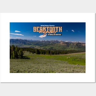 Beartooth Highway Wyoming and Montana Posters and Art